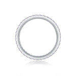 Carissie Classic Multi-Row Pave Full Eternity Band