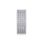 Carissie Classic Multi-Row Pave Full Eternity Band