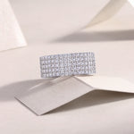 Carissie Classic Multi-Row Pave Full Eternity Band