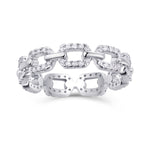 Carissie Elegant Interlocking Link Cluster Statement Band